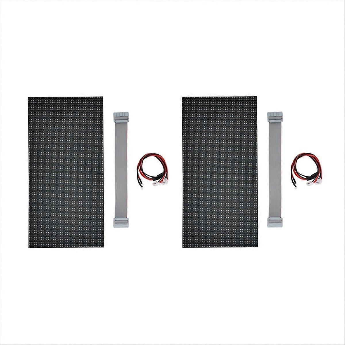 2Pcs P5 Indoor LED Screen Panel 64X32 Pixels LED Display Module