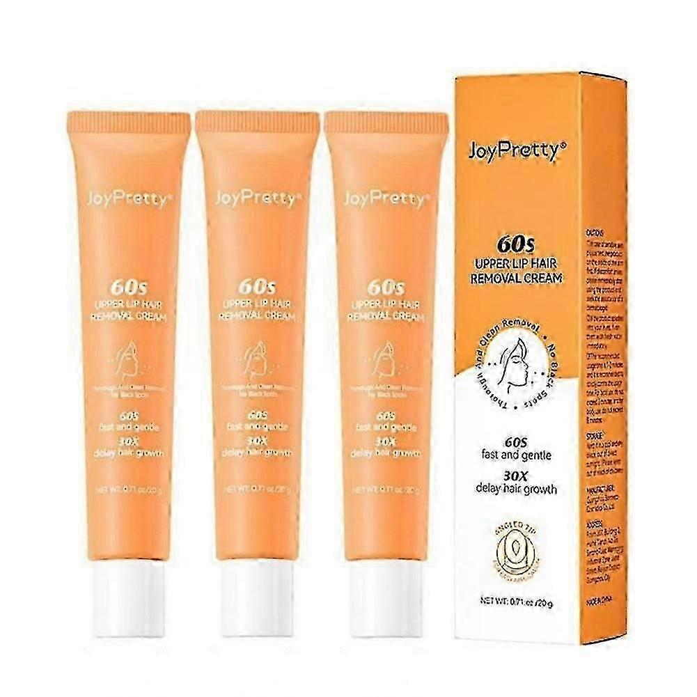 Crème dépilatoire extra douce, indolore et à action rapide pour le visage et la lèvre supérieure (1 à 3 unités)