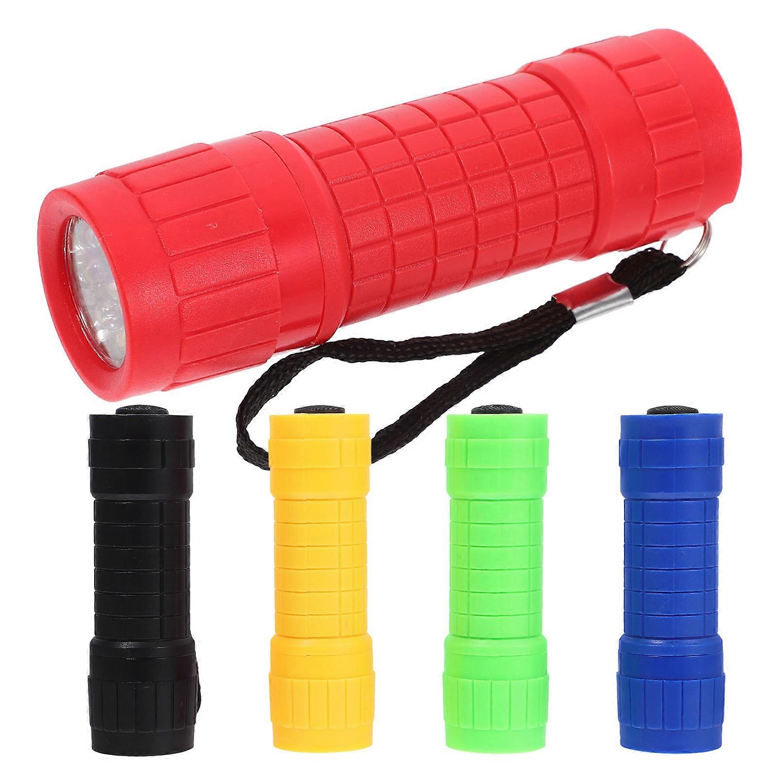 LED Handheld Flashlight for Lighting 5Pcs Lightweight Outdoor Camping Mini Flashlight