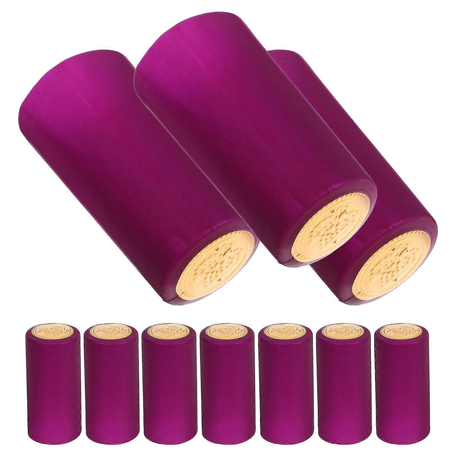 PVC Heat Shrink Capsules for Sealing 100Pcs Set