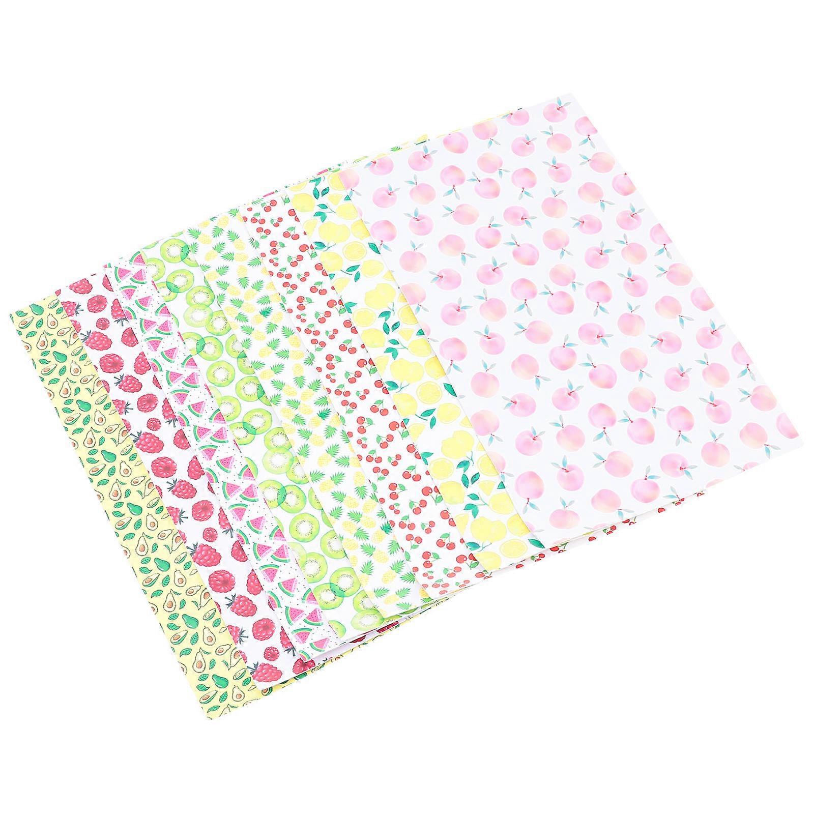 Assorted Color Fabric Sheet for DIY Crafting 9Pcs PU