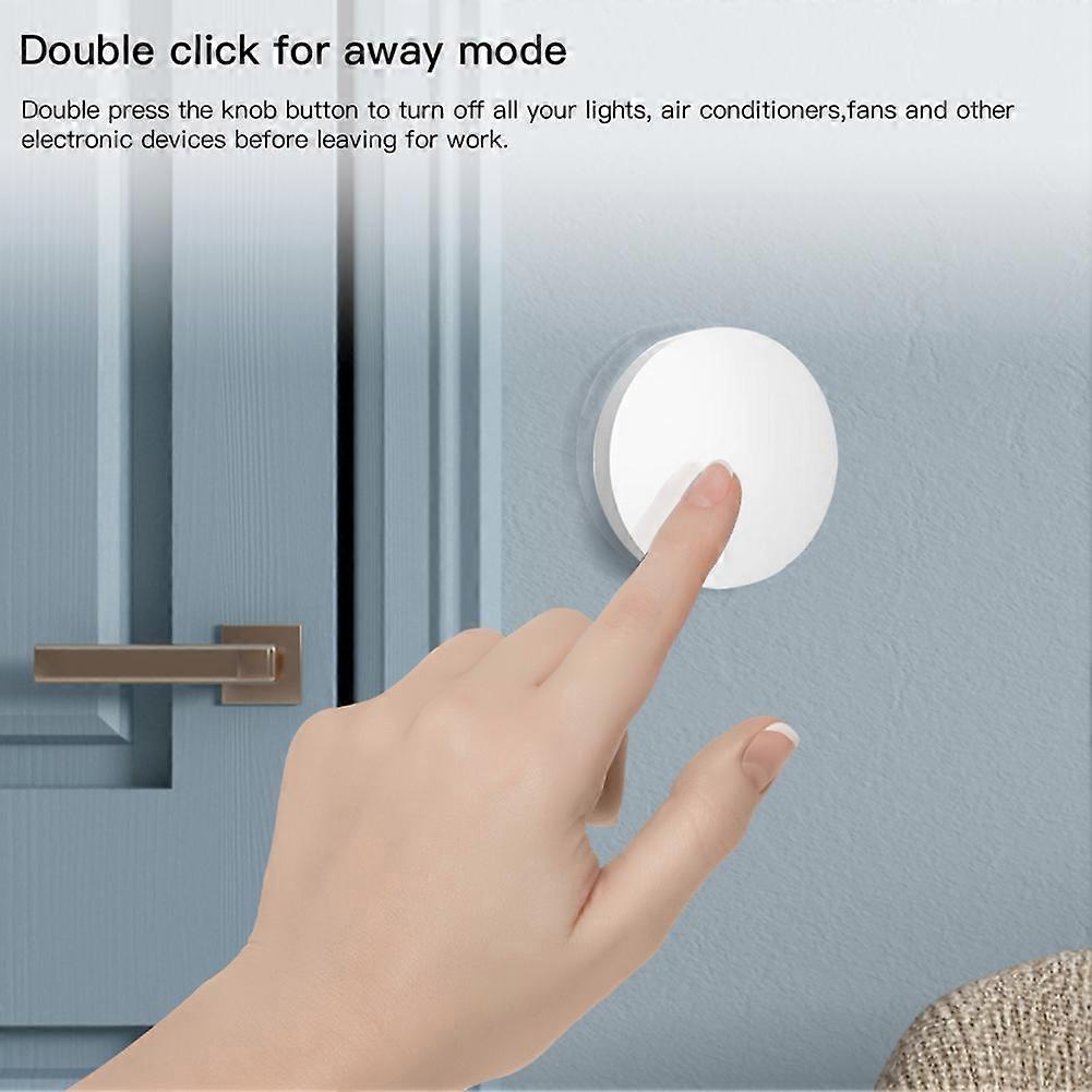 Tuya ZigBee Devices Button Scene Switch Intelligent Linkage Smart Switch Battery Powered Automation Work with Smart Life