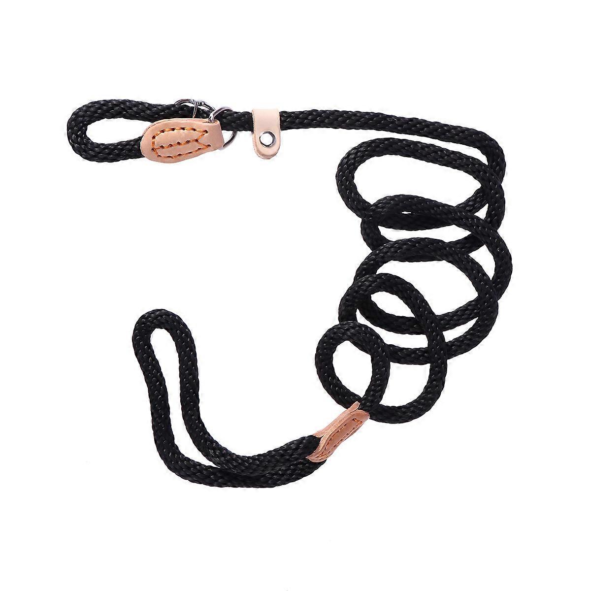 Dog Training Slid Lead Pet Training Leash for Control Black