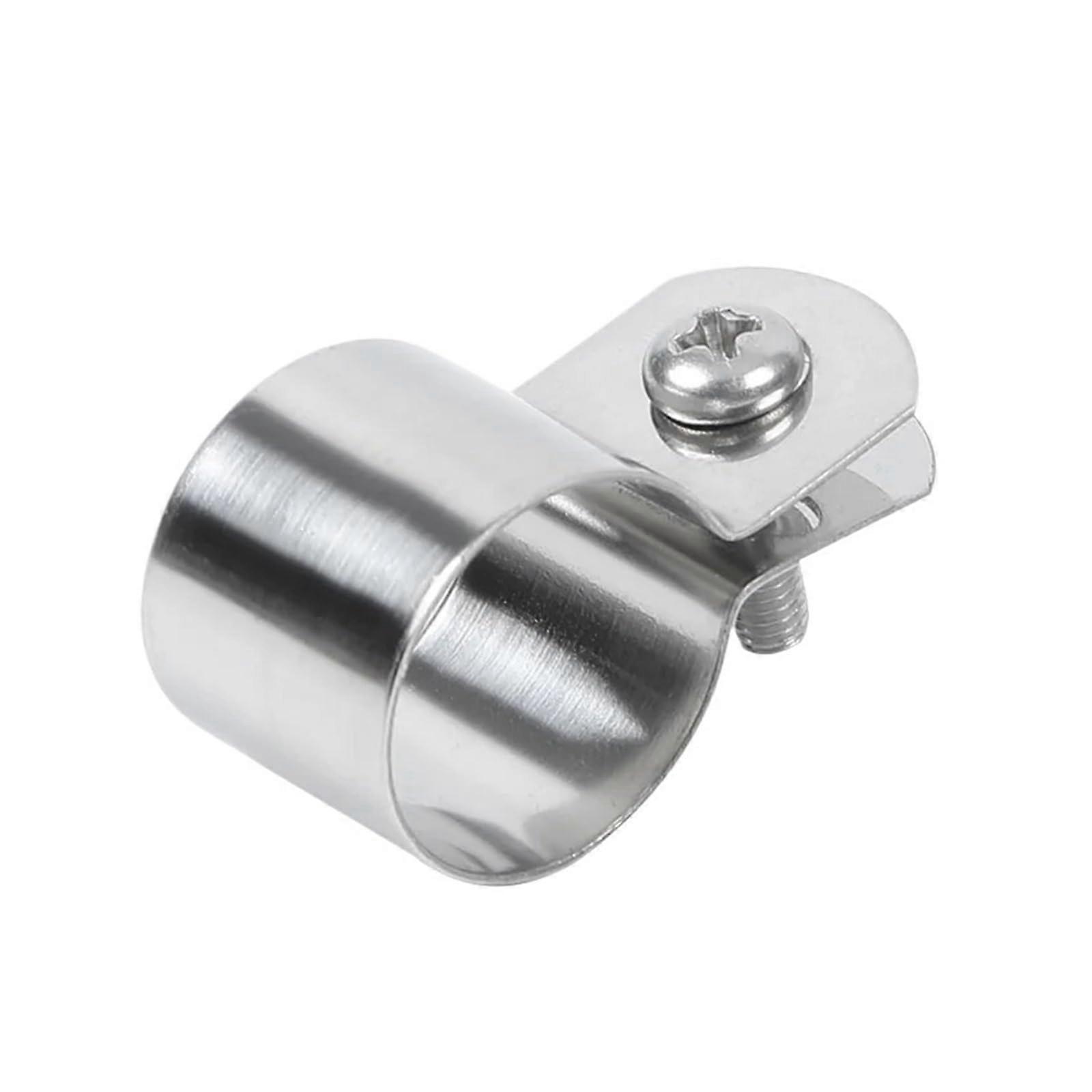 10pcs 80mm 304 Stainless Steel Hose Clamp Bracket Rustproof Waterproof for Secure Pipe Fastening