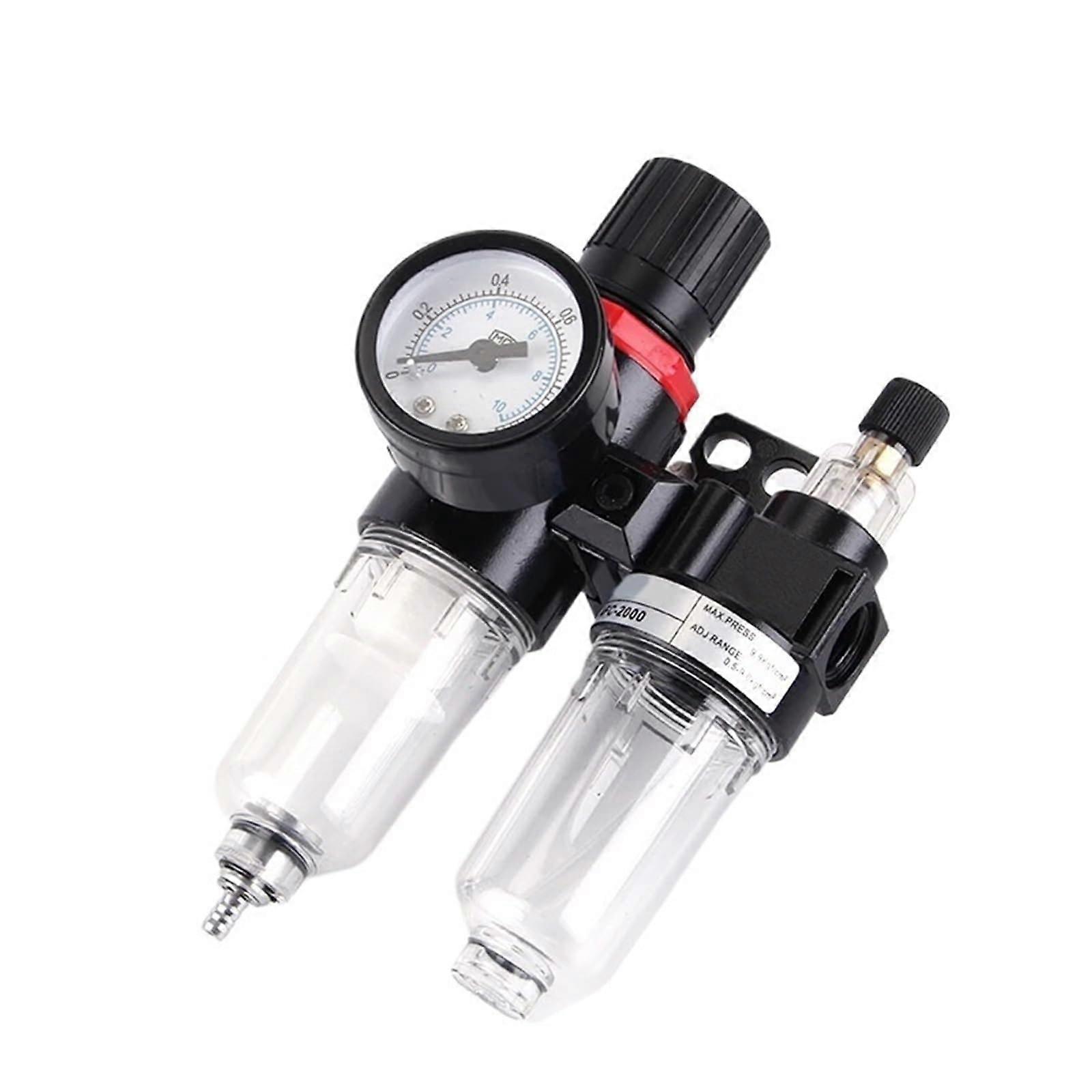 AFC2000 BFC2000 BFC3000 BFC4000 Pneumatic Filter Regulator Lubricator Combination Oil Trap Water Separator 2pcs Set