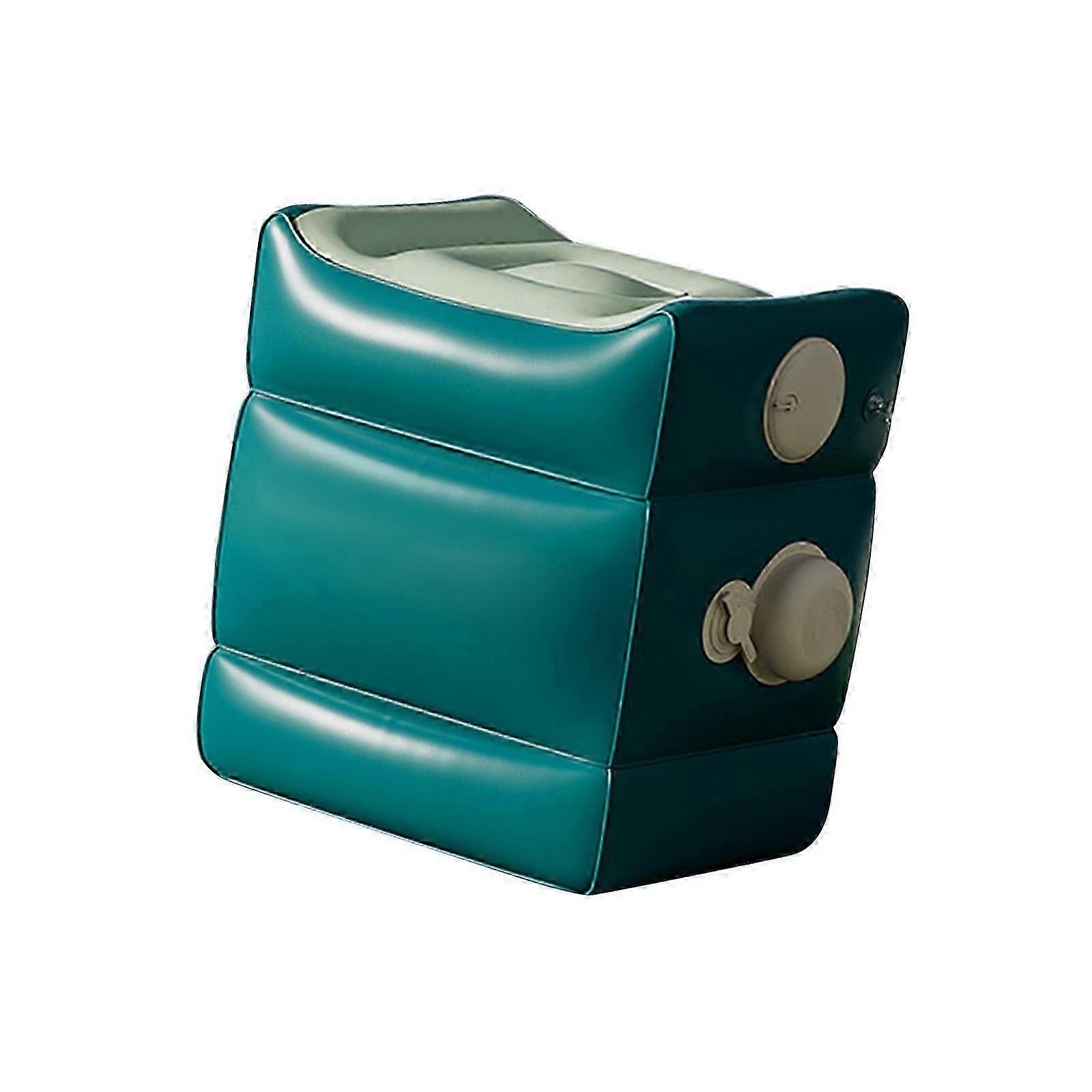 Impermeable Inflatable Leg Elevator With Immediate Height Control For Backpacking And Work Breaksd