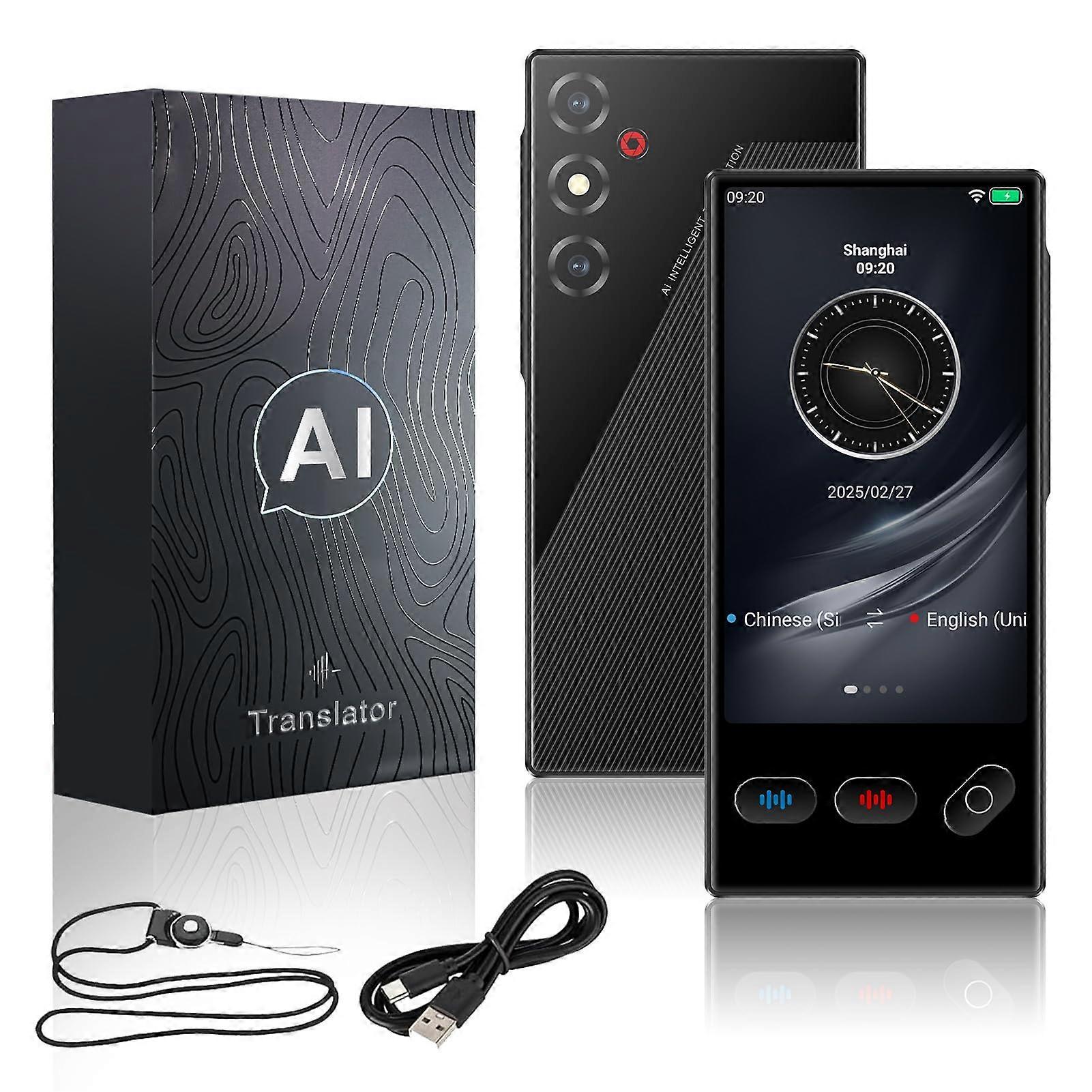 AI Language Translator Device with 148 Languages, RealTime TwoWay and Offline Translation for Travel