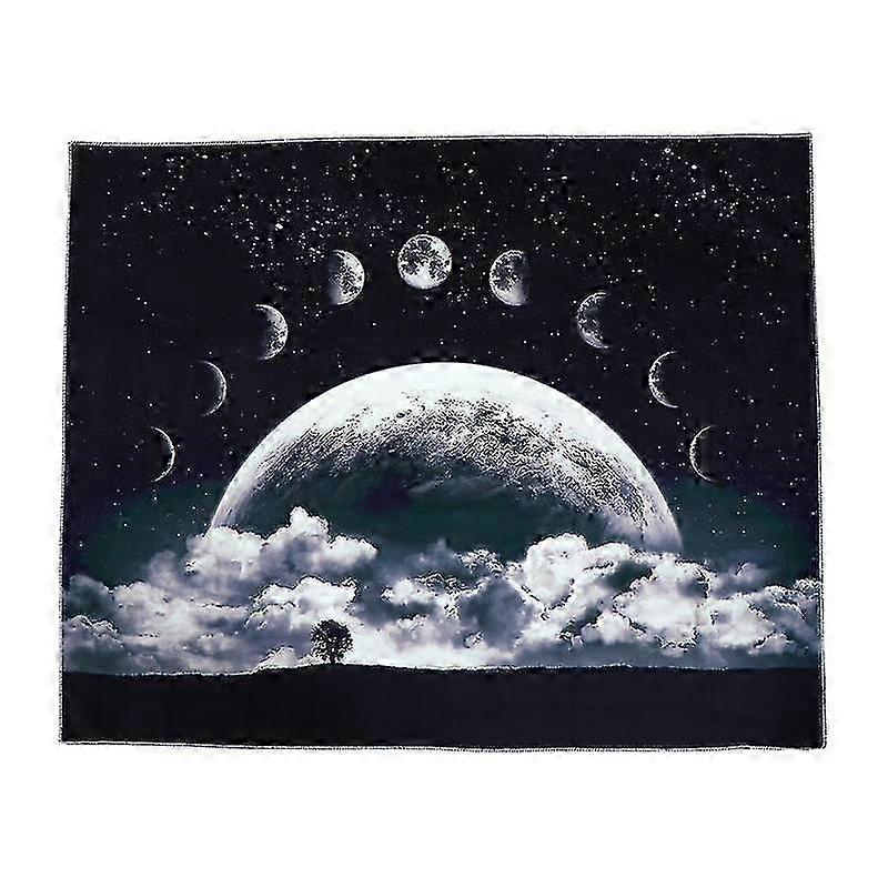 1pcs Black White Art Tapestry-c