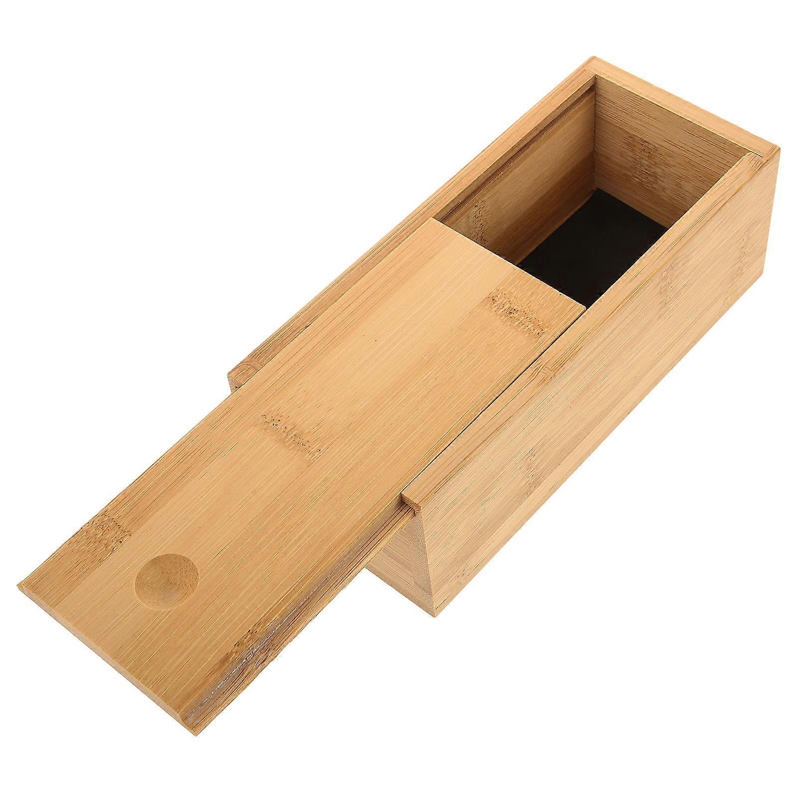 Bamboo Sunglasses Box for Storage Use 4Pcs Pull Out Glasses Storage Holder