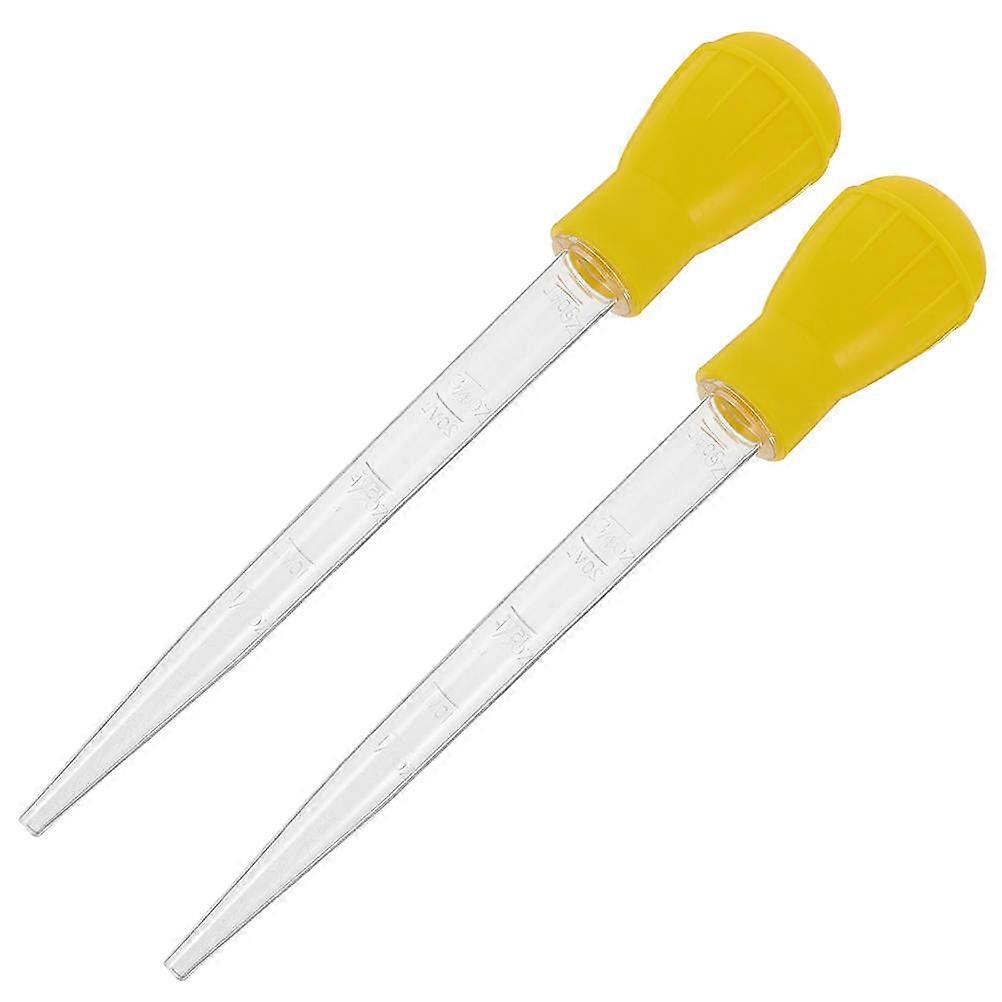 Grilled Food Baster for Barbecue Oil Application 2Pcs Essential Kitchen Tool