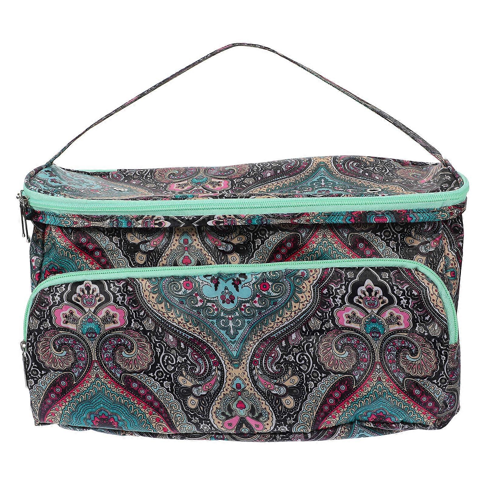 Crochet Hook Bag Knitting Yarn Pouch Rectangular Practical Design Knitting Crafts Easy Access 1Set