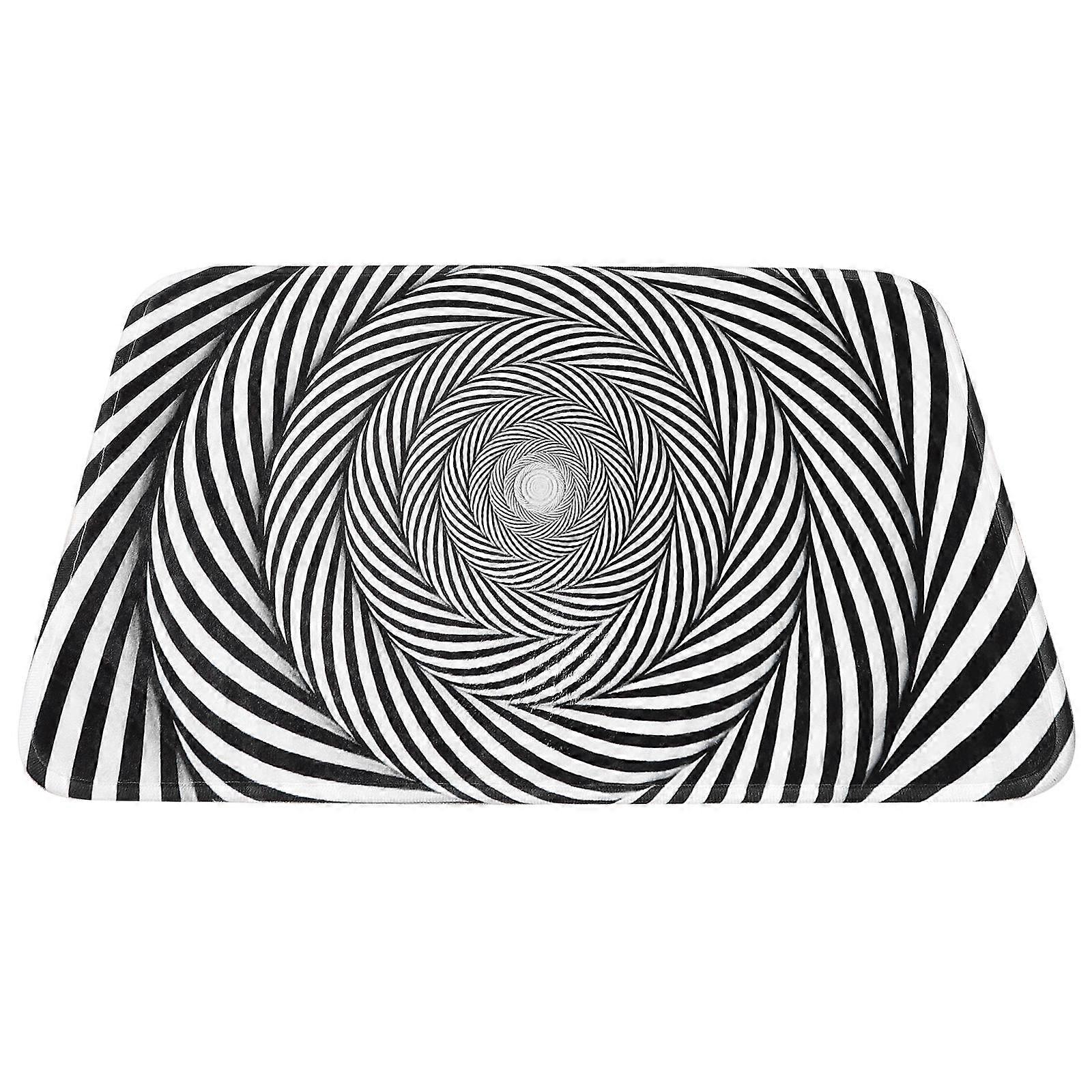 3D Visual Floor Mat Non-Skid Polyester Rug for Home Use