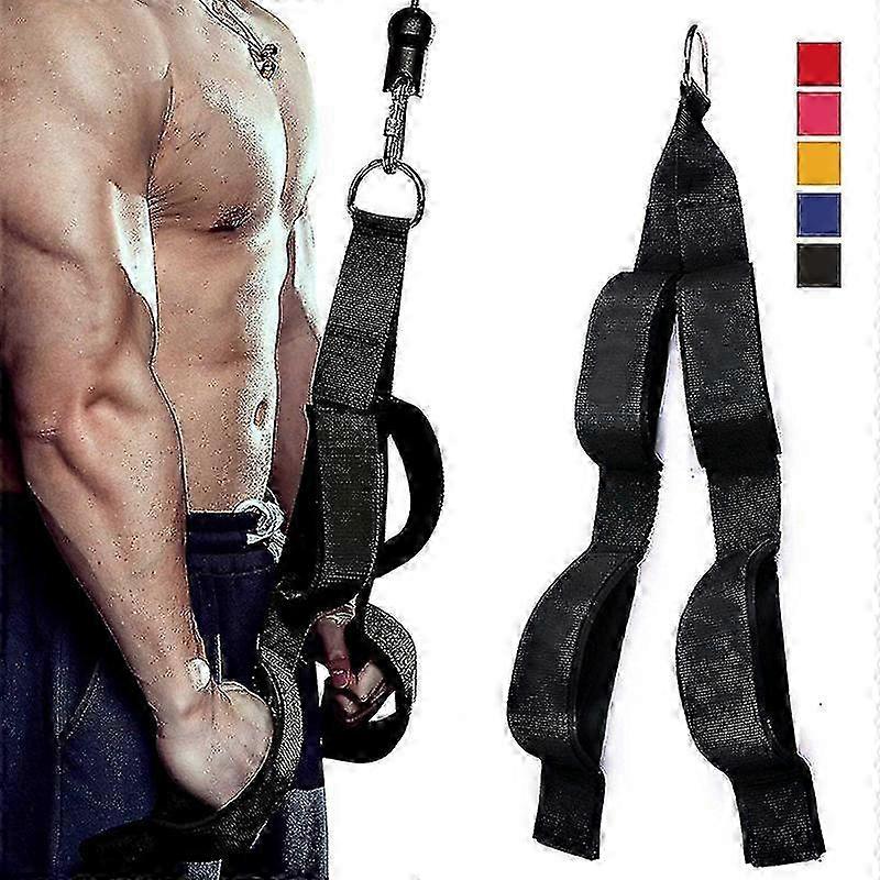Tricep Rope Cable Attachment With 2 Handles,tricep Pull Down Rope For Push Downs,crunches,facepulls 2025