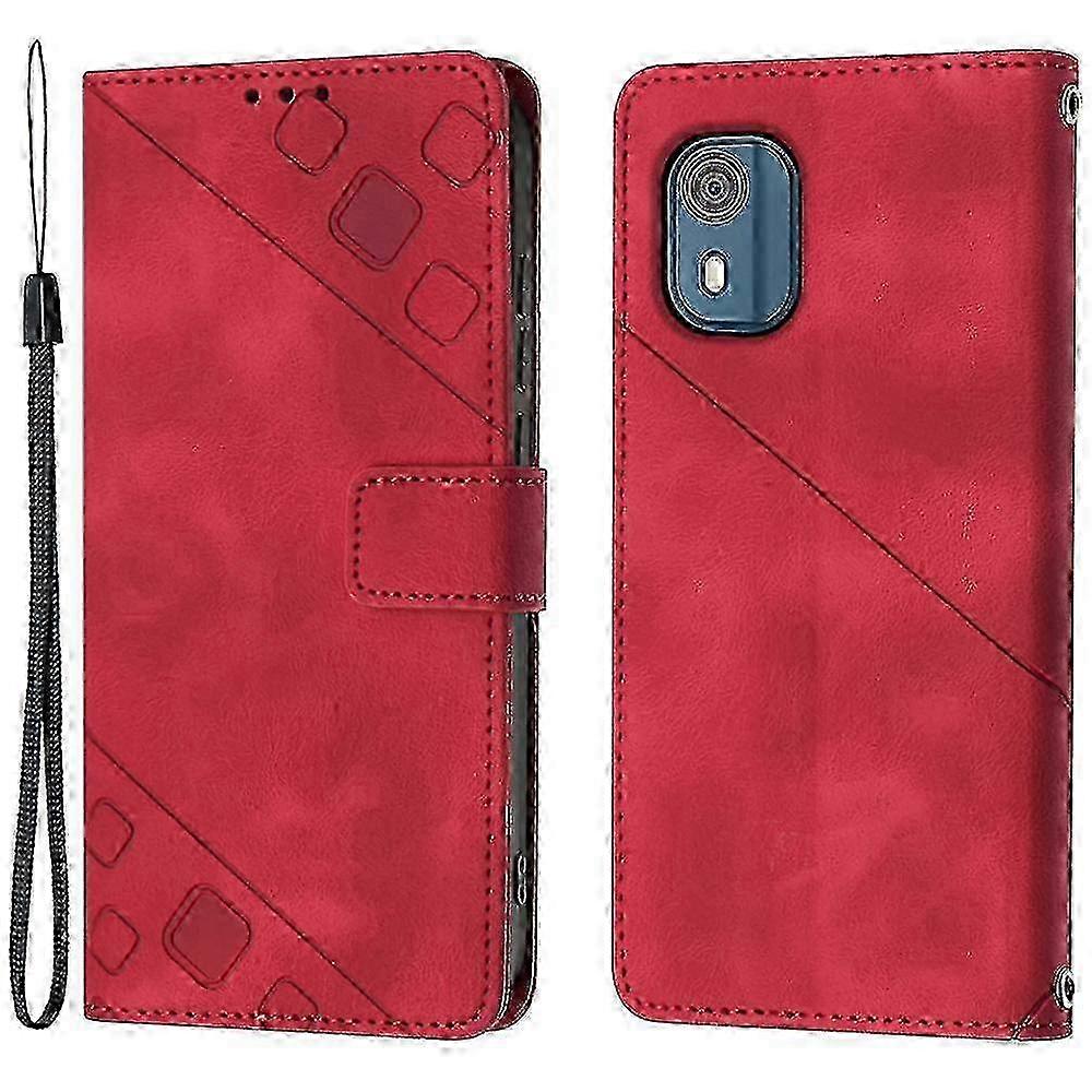 2026 Leather Phone Case for Nokia C02 - Stand Feature & Imprinting