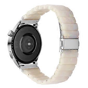 Uhrenarmband für Huawei Watch 5 46mm/GT 5 Pro 46mm/GT 5 46mm, 1-Perlen-Armband aus Acrylharz, wasserdicht