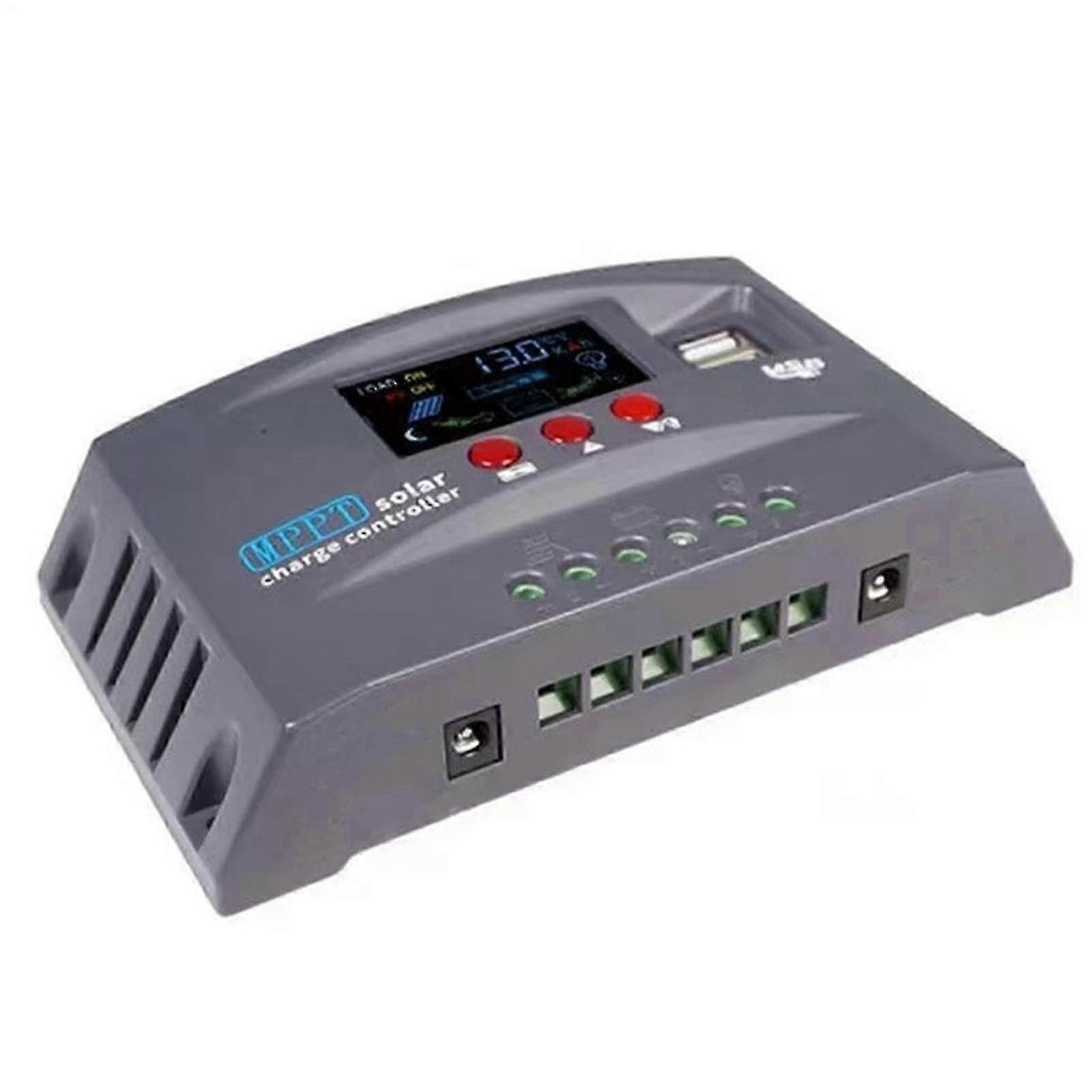 2025 12V Solar Charge Controller, LCD Display Regulator With Multiple Load Control Modes