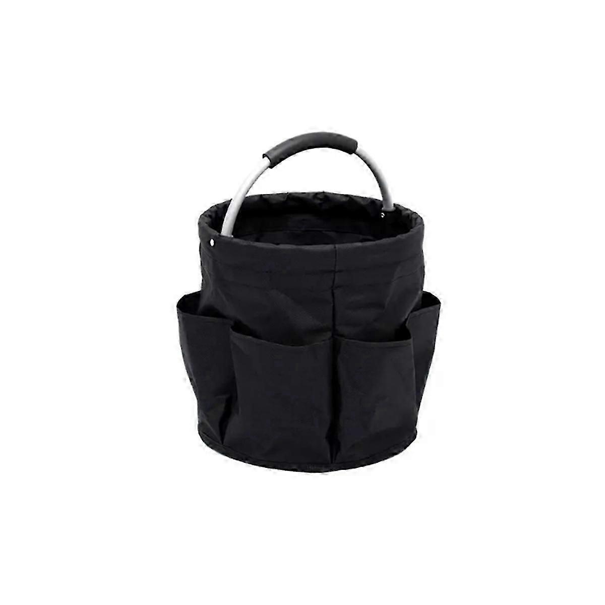 Black Portable Foldable Storage Bag Gardening Tool Bag