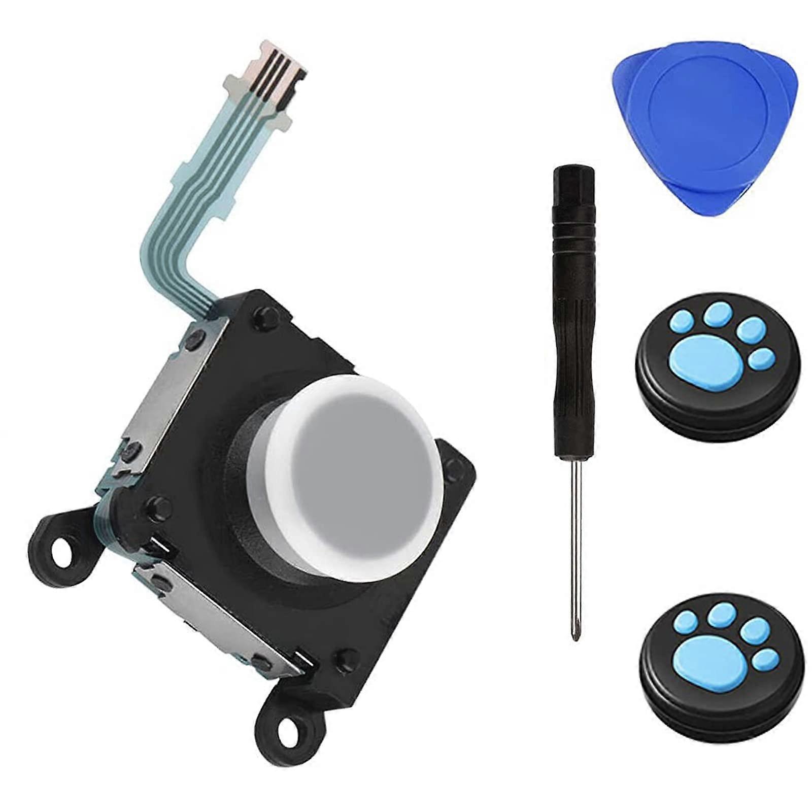 Joystick Replacement for PS Vita 2000 with Precise 3D Analog Control and Durable White Thumb Stick Ref:6111