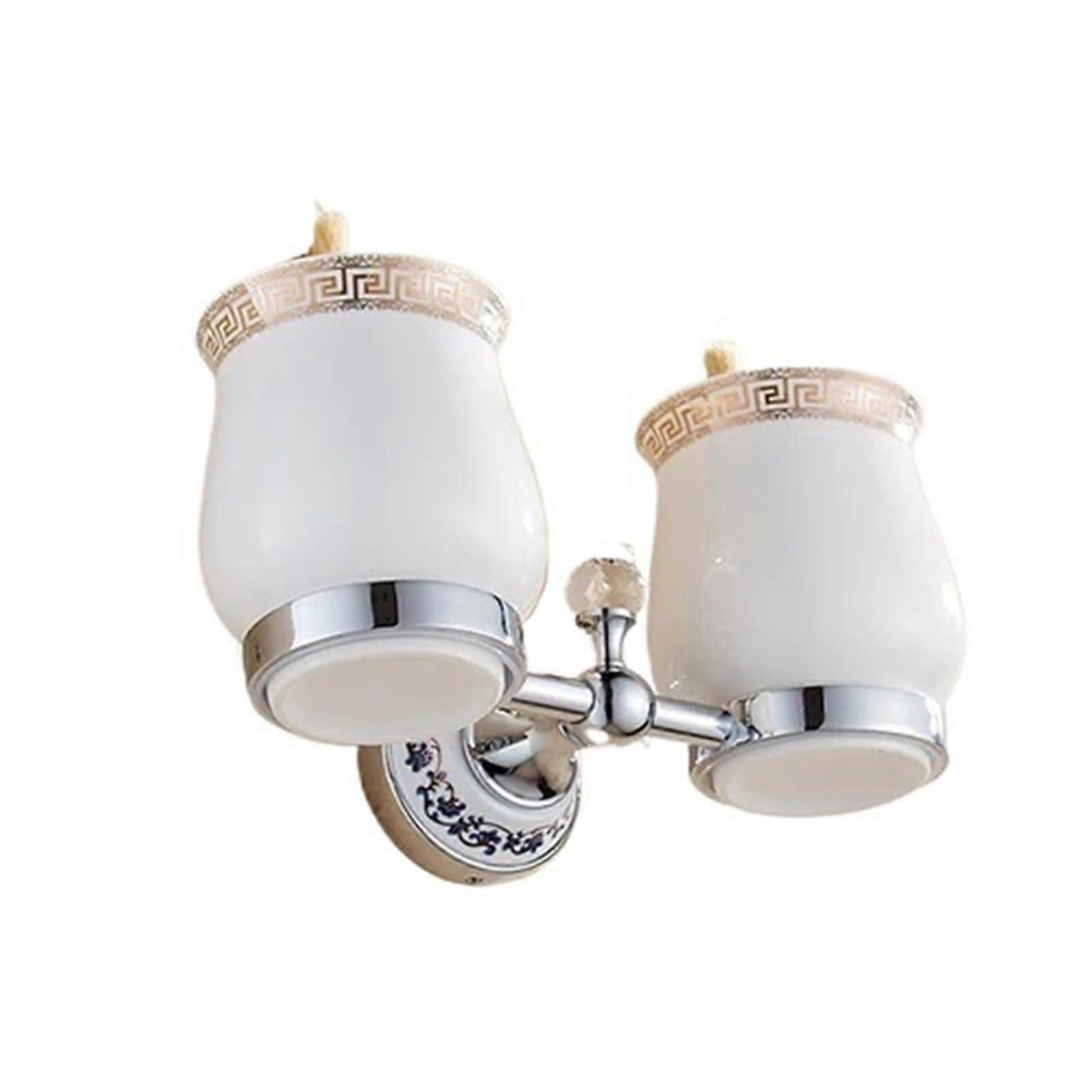 Luxury Crystal Bathroom Hardware Set with Towel Bar Hooks Soap Dish Cup Holder RustResistant