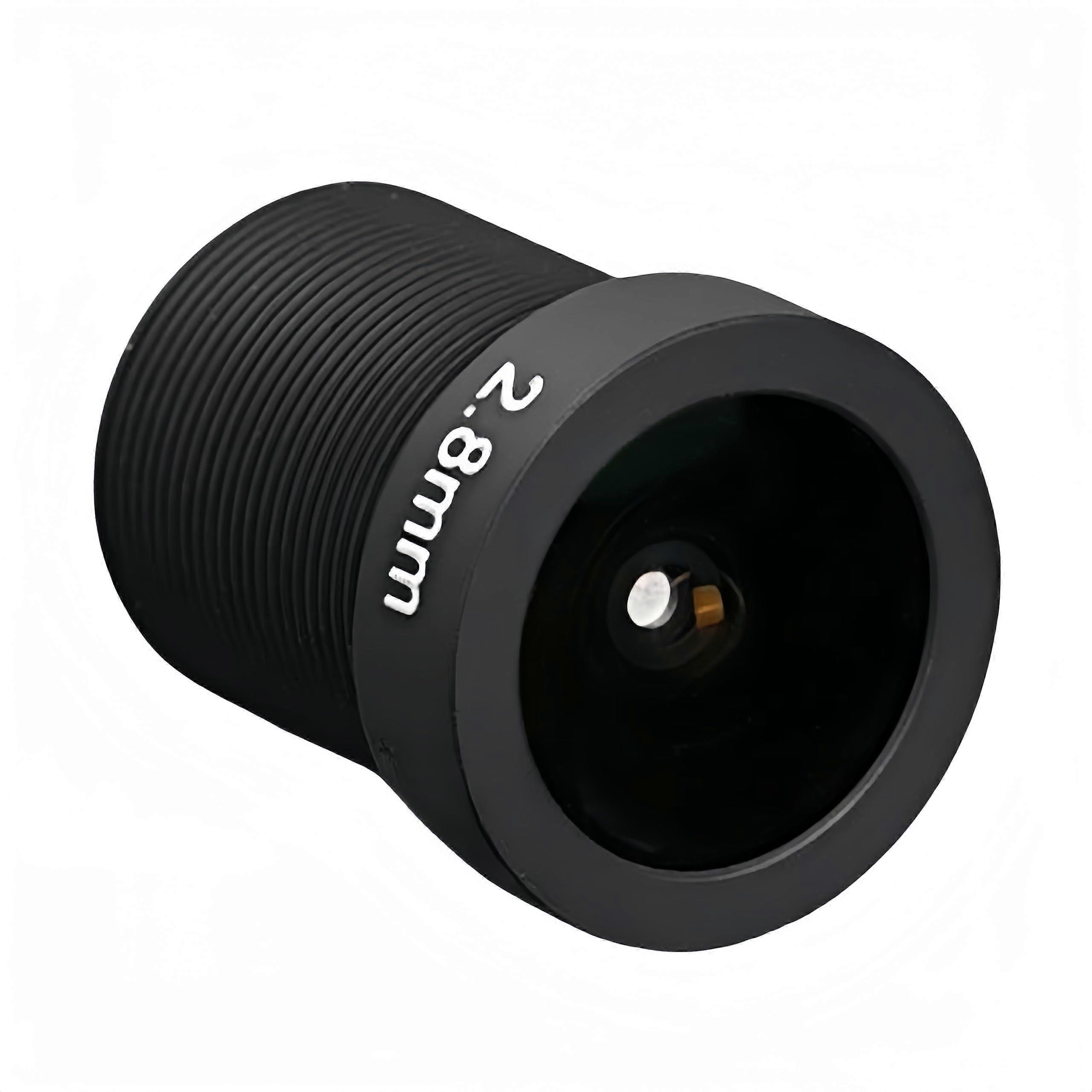 2.8mm M12 CCTV Camera Lens, 115° Wide Angle, Sharp Color, Universal Security Replacement Lens