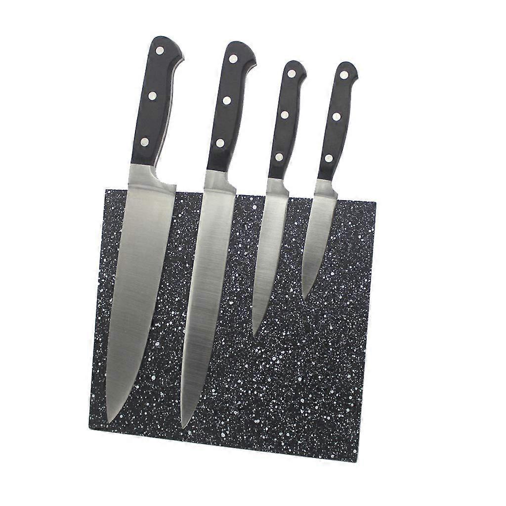 Magnetic Knife Holder with Strong Grip, Foldable SpaceSaving Kitchen Knife Storage Block Snowflake Dots