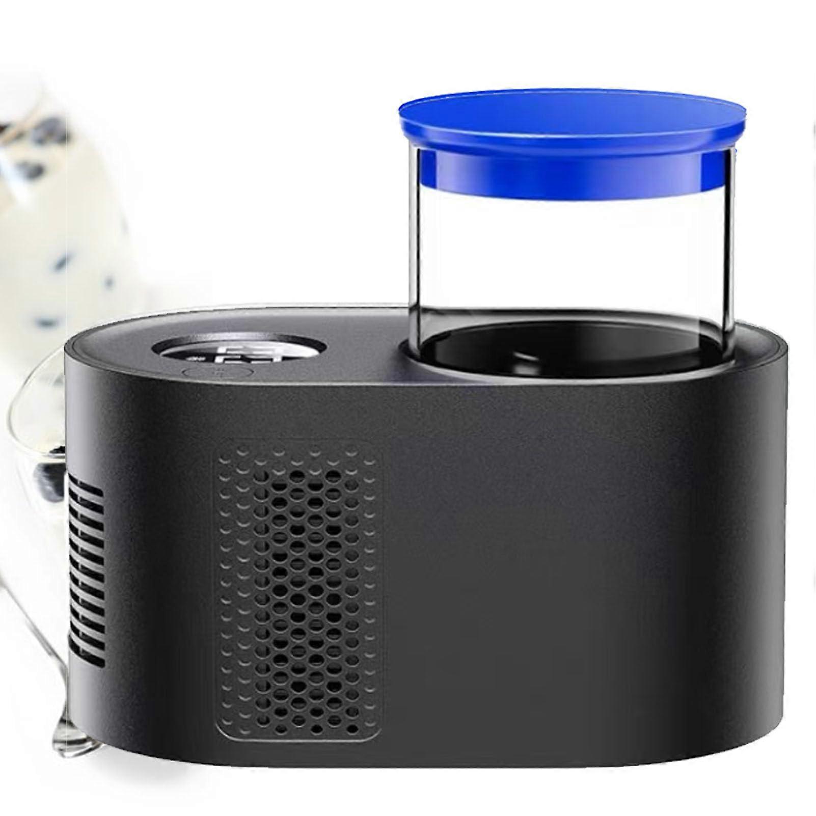 Automatic Yogurt Maker with Temperature Control and Dual Hot Cold Beverage Cooler Warmer Black