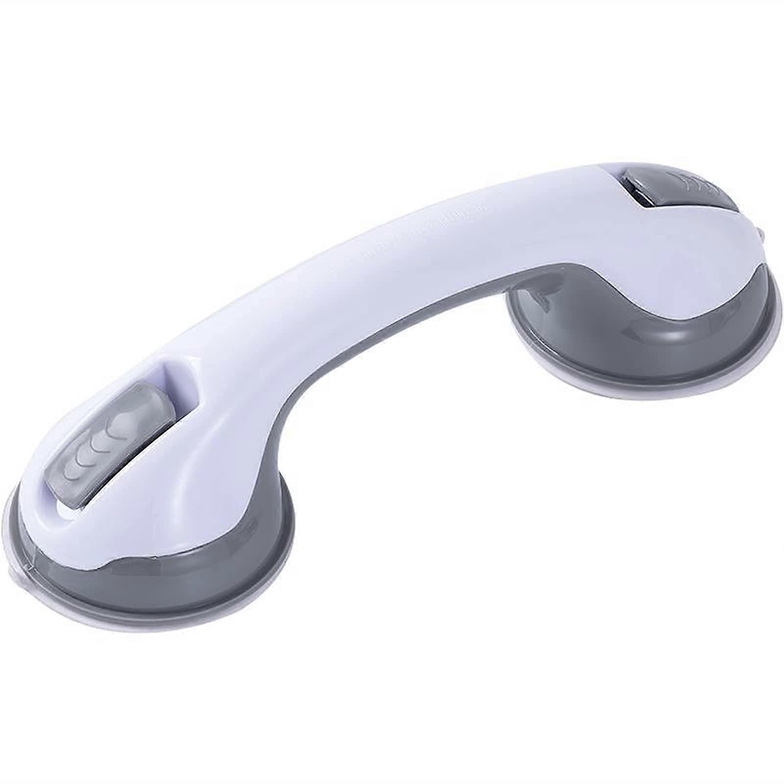 Bathroom Grab Bar with Secure Suction Lock and Ergonomic Grip for Seniors and Elderly