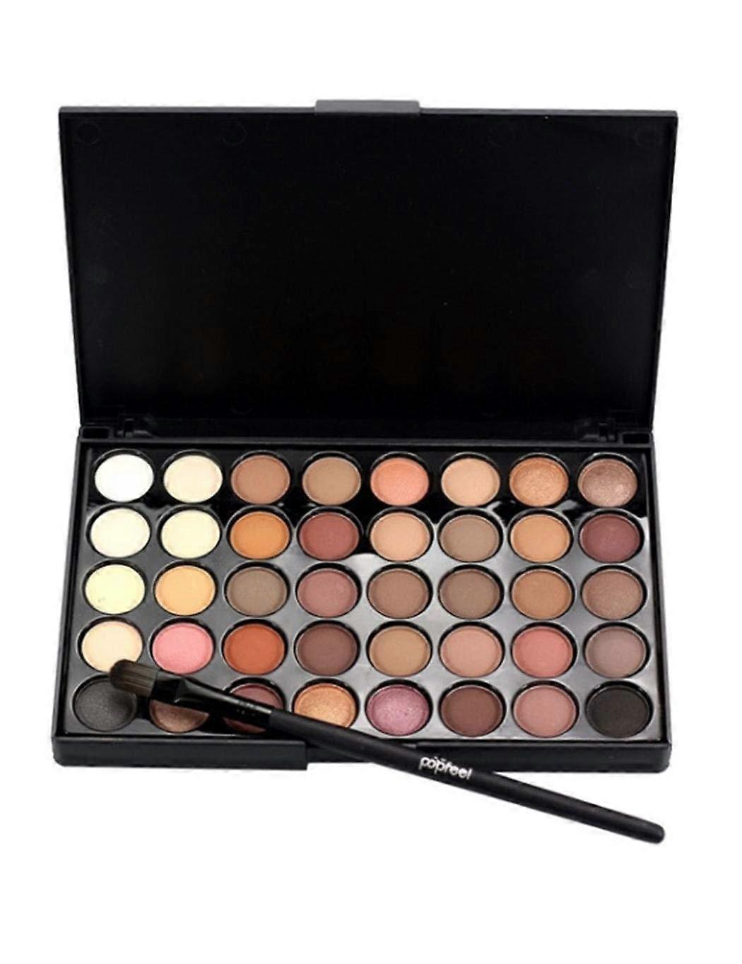 Eyeshadow Palette 40 Colors Matte and Glitter Long Lasting Smooth Blend Buildable Coverage