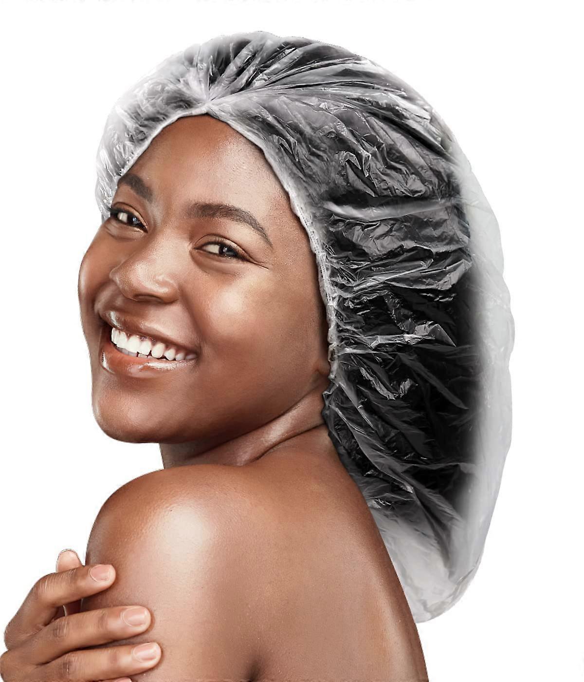 Extra Large Disposable Shower Caps for Long Braids, Dreadlocks & Locs - 10 Pack