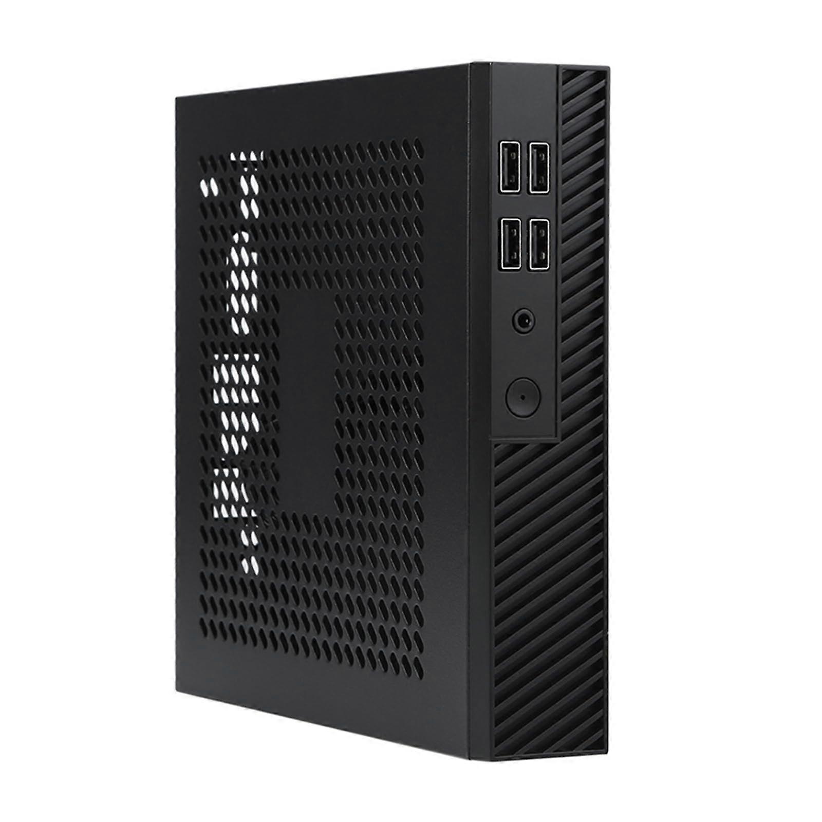 Mini ITX PC Case DX01 Industrial Server Chassis with 4 USB 2.0 Steel SpaceSaving Design