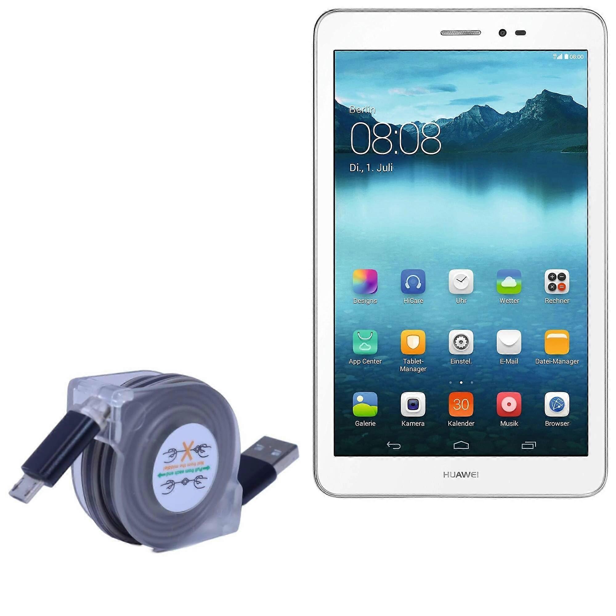 Retractable USB Charging Cable for Huawei Mediapad T1 8.0 with Speed Data Transfer
