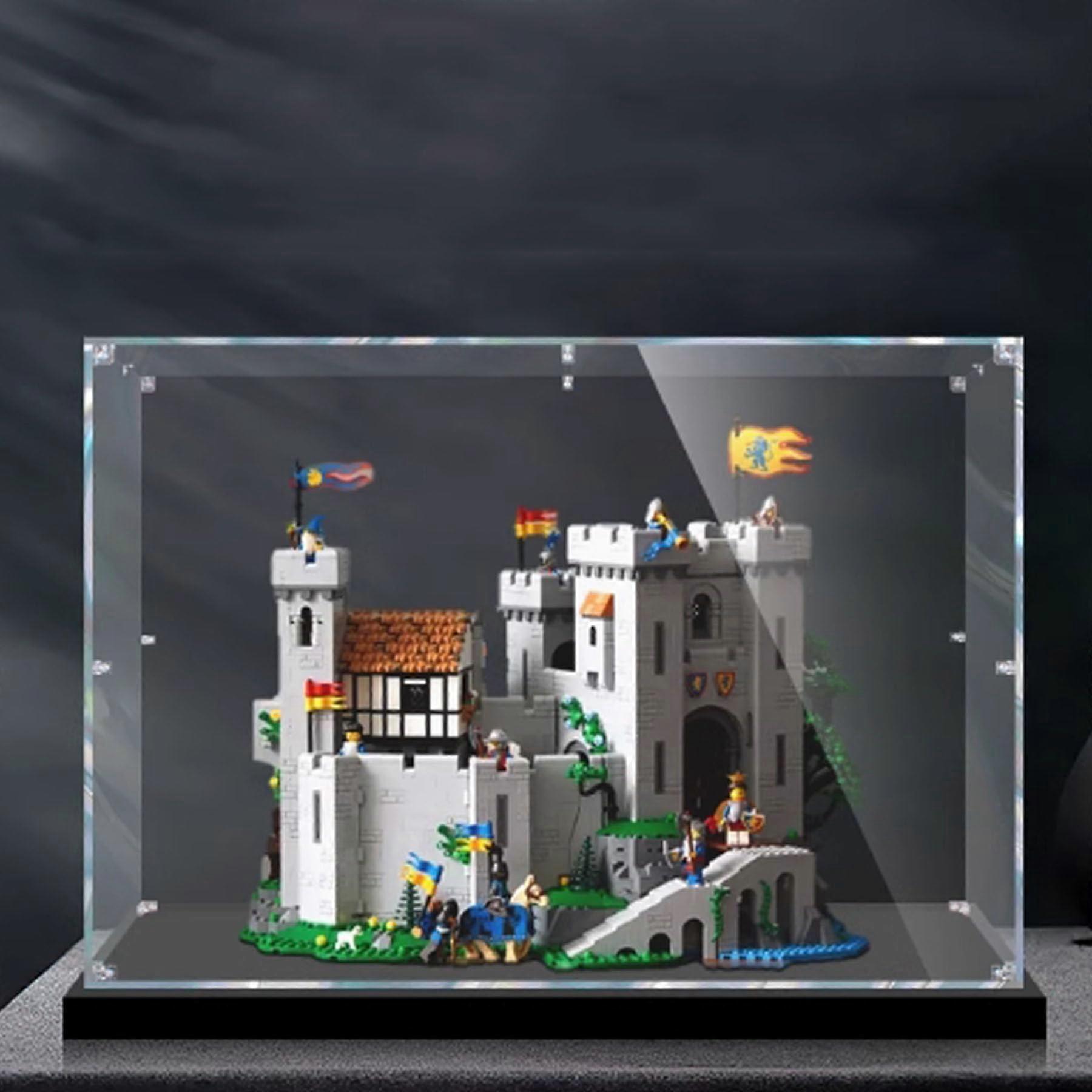 Castle Display Case Acrylic Dustproof Box for  10305 Model with UV Protection