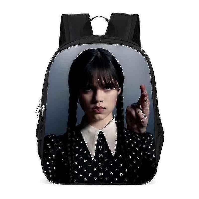 Wednesday Printed Girls' Backpack E