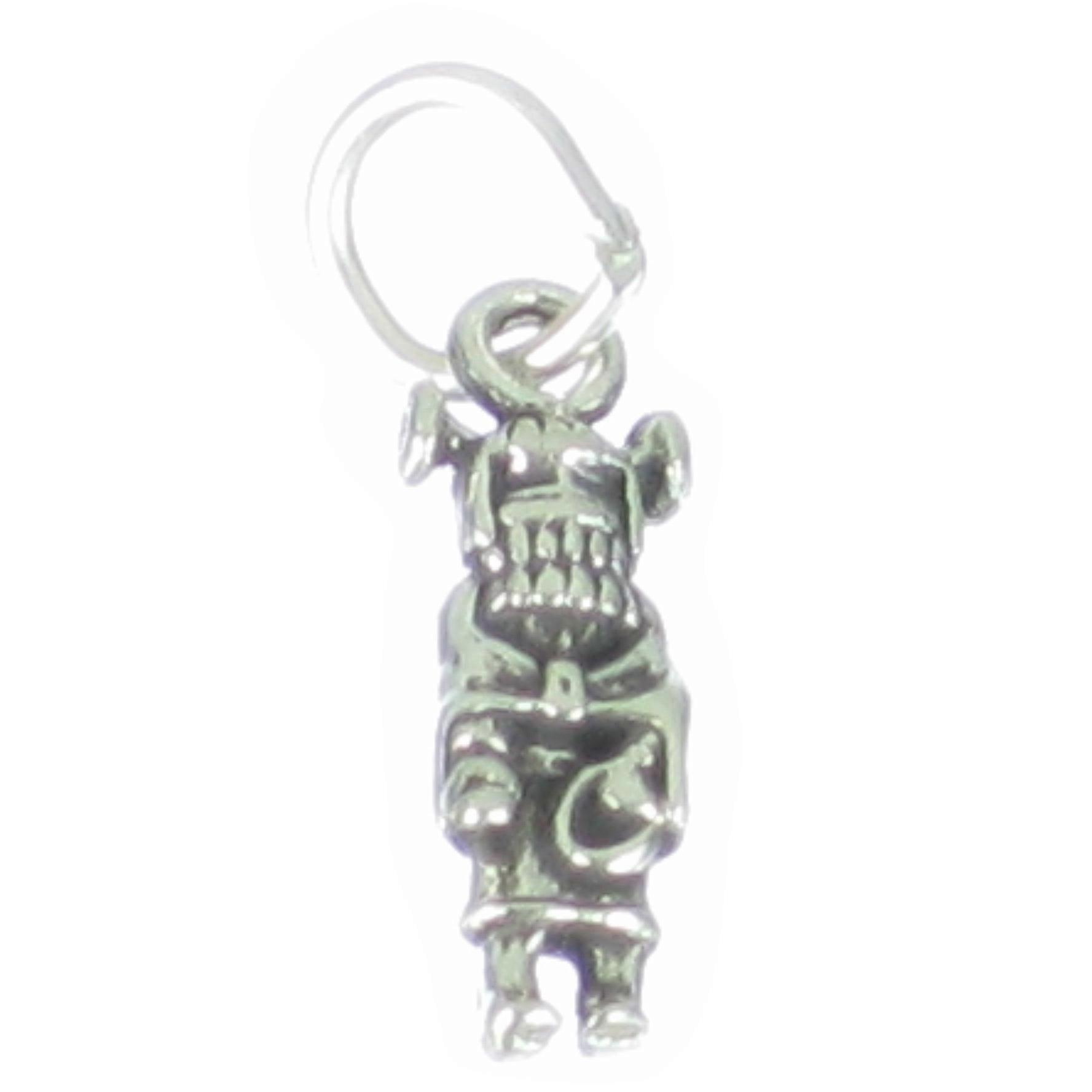 Corn Maiden Native American TINY sterling silver charm .925 x 1
