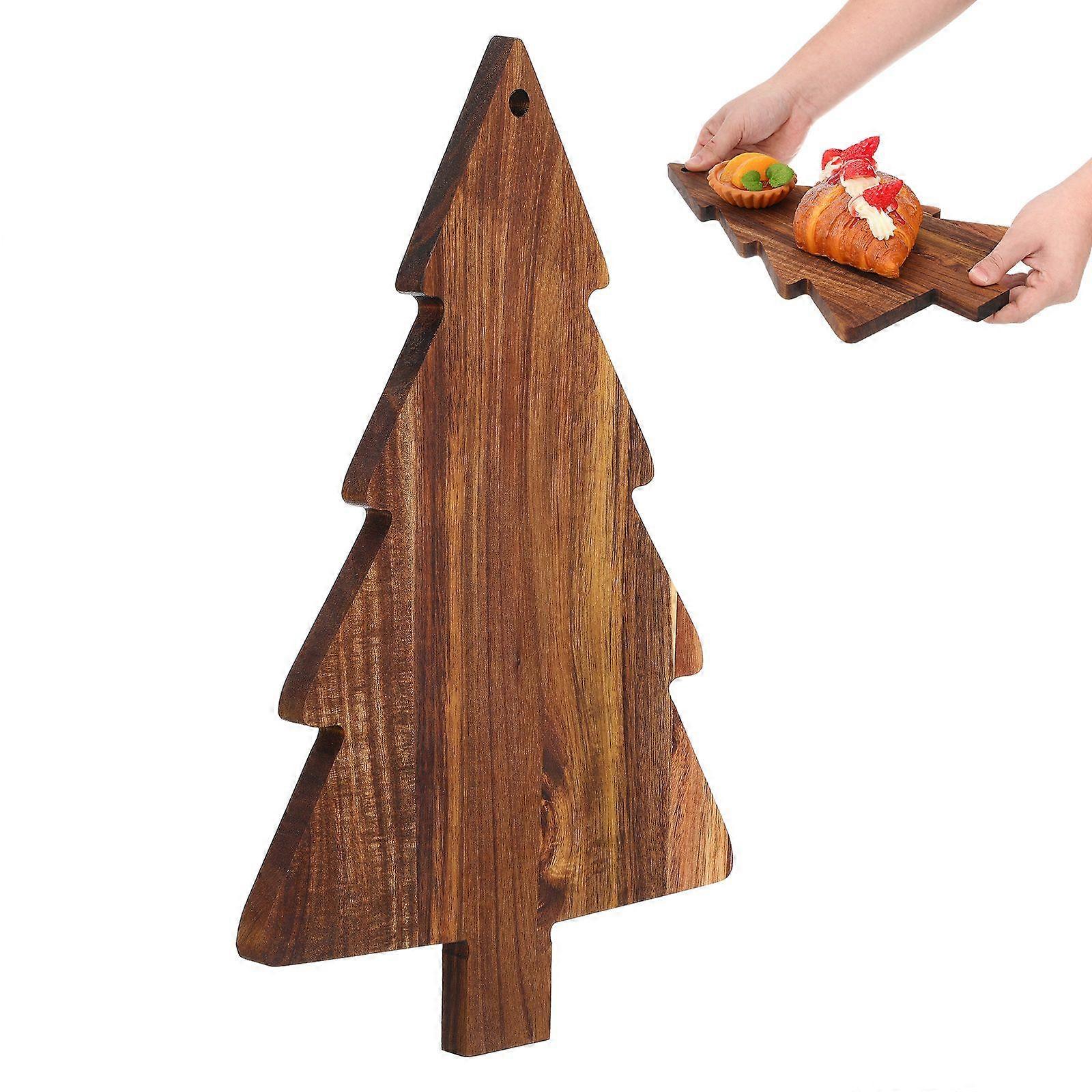 Kitchen Chopping Board Platter Cheese Vegetables Fruit Tray Christmas Tree Board