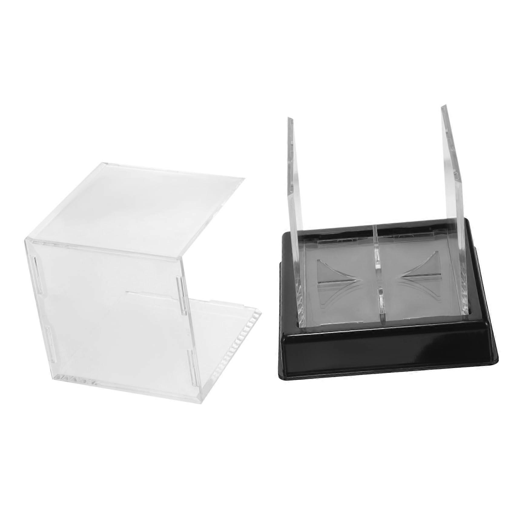 Baseball Display Case Acrylic Holder with Clear FullView and Dustproof Protection for Collections