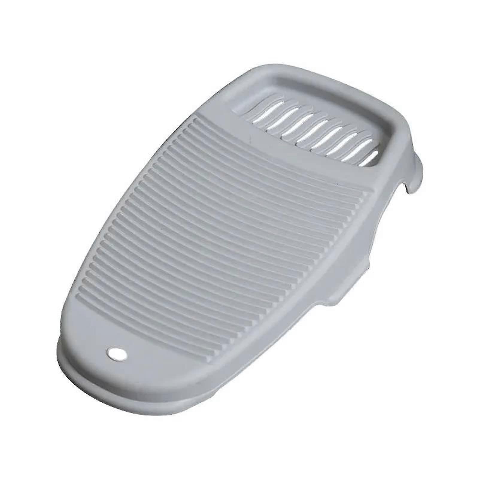 Plastic Washboard for Laundry with Antislip Base and Thickened Build for Clothes Cleaning