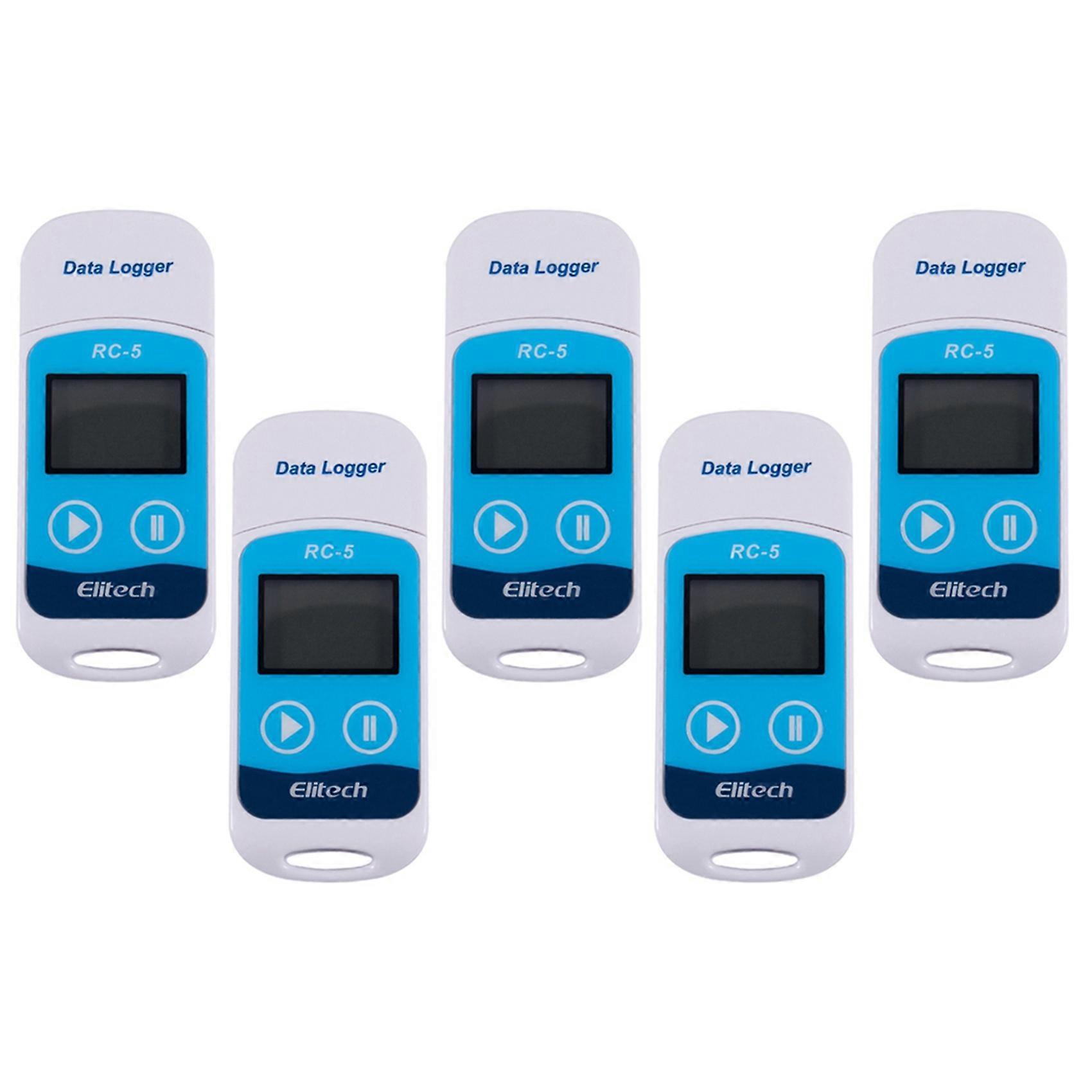 5X ELITECH 32000 Point USB Temperature Data Logger Recorder Internal Sensor