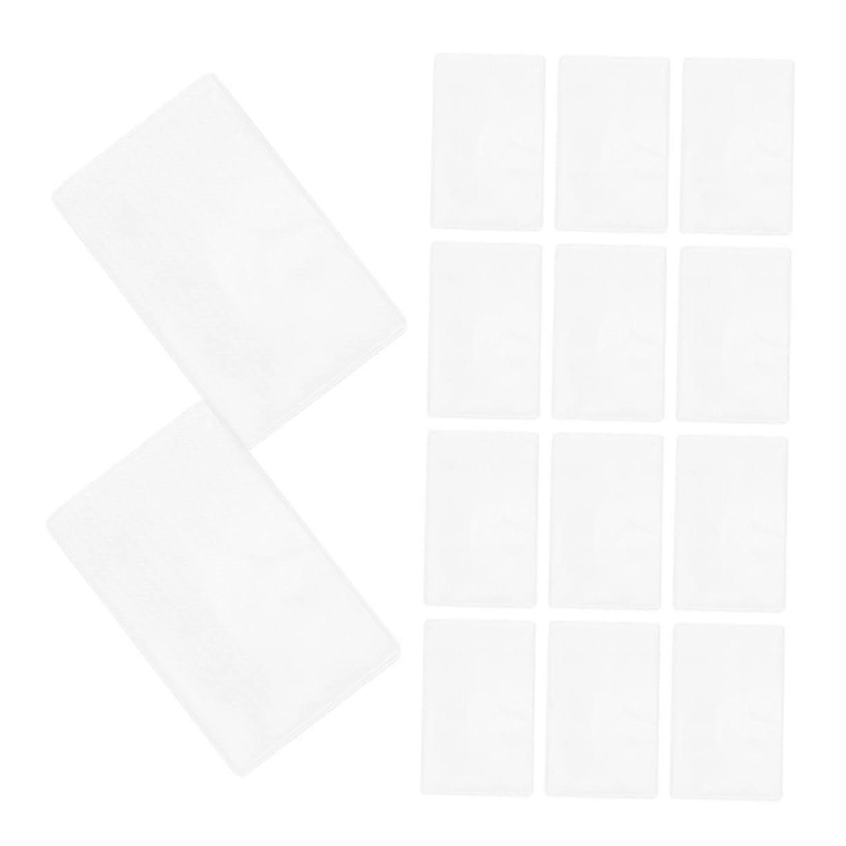 50pcs Clear ID Card Sleeves with Scratch Protection and MultiCard Compatibility