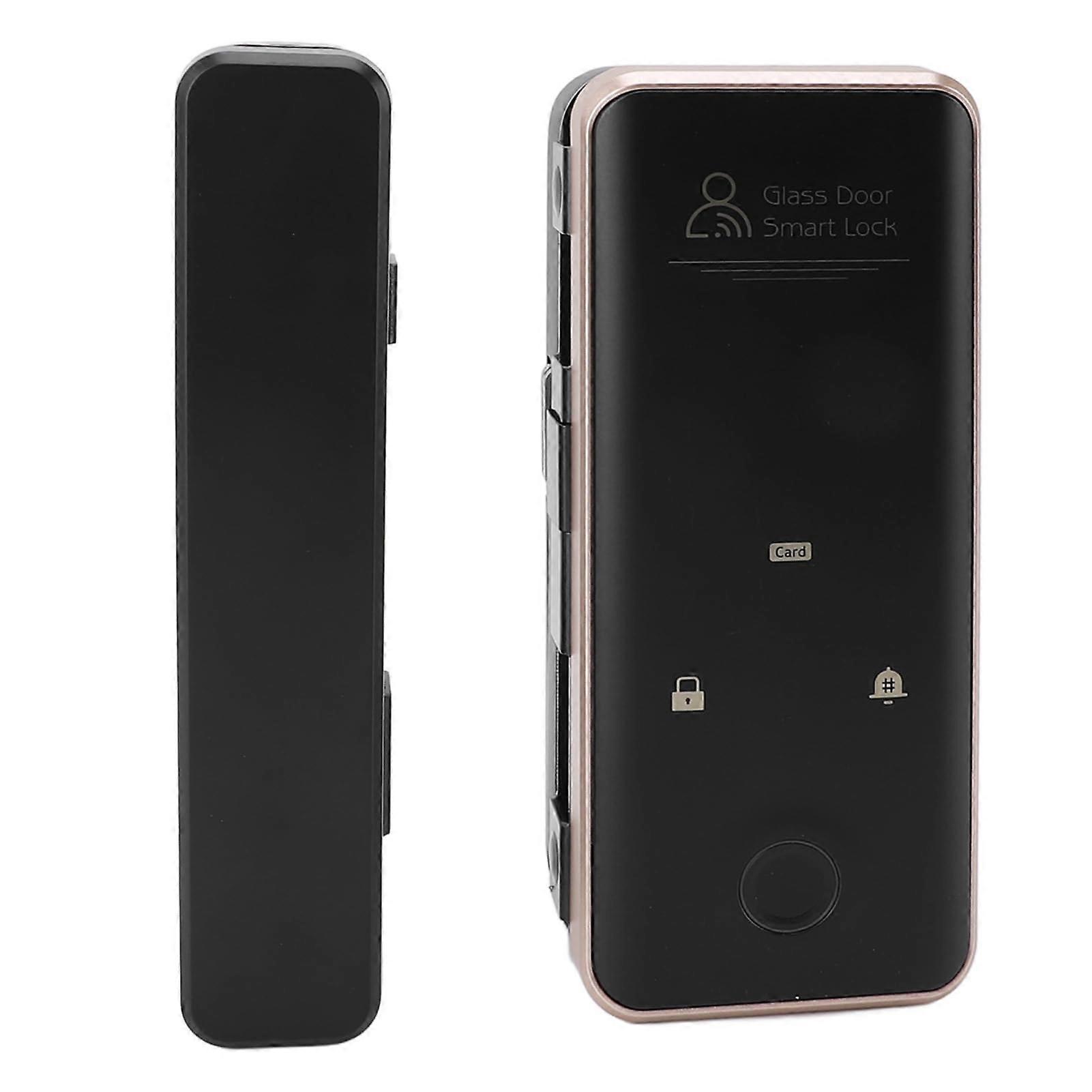 Smart Glass Door Fingerprint Lock with Multiple Unlocking Methods for 812mm Frameless Doors