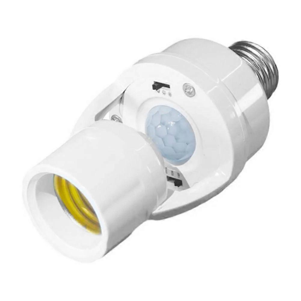 E27 PIR Motion Sensor Light Switch Lamp Base Intelligent Switch Light Bulb Lamp Holder Infrared Sensor Switch