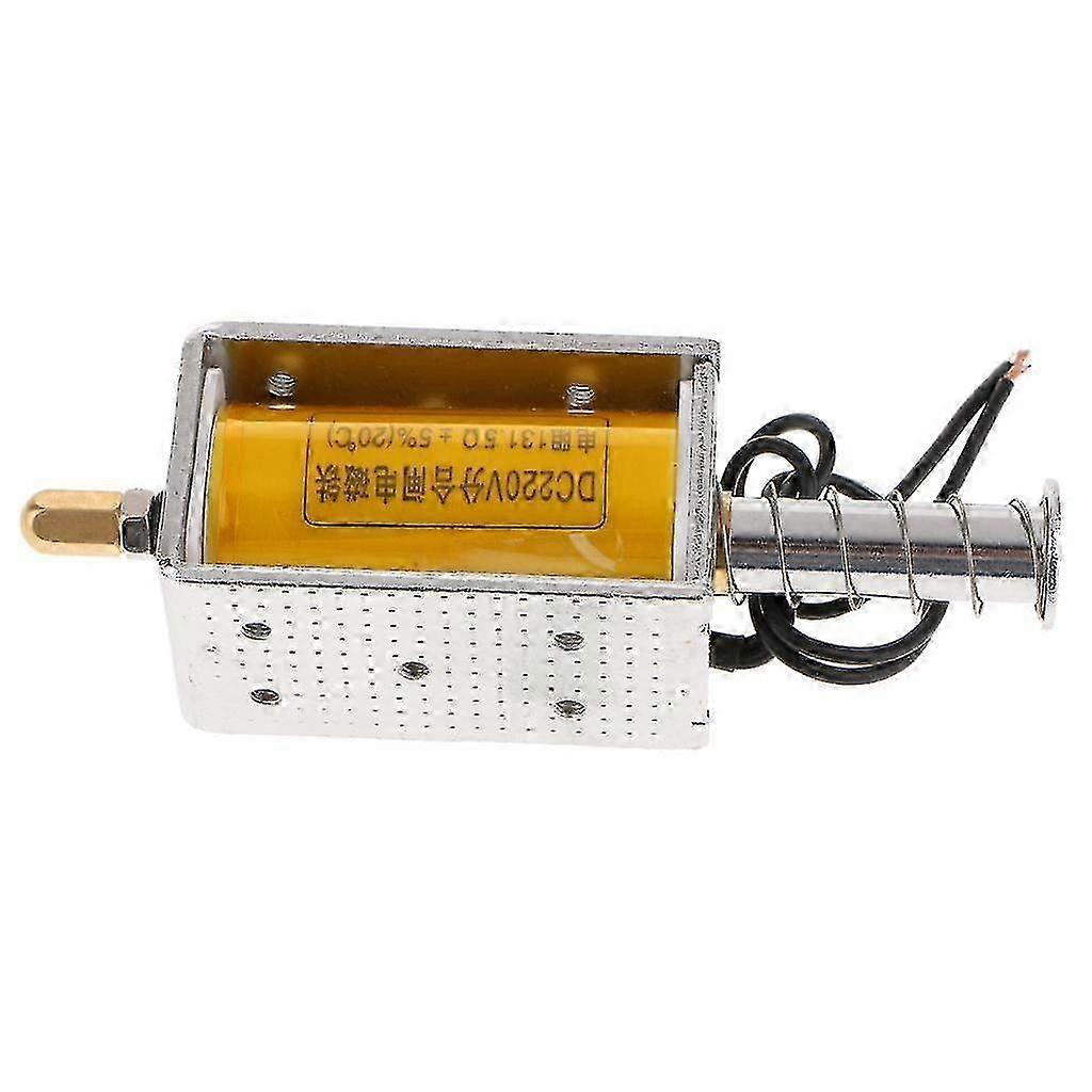 Push Pull Solenoid Actuator 34.5mm Frame Type DC 220V Electromagnet