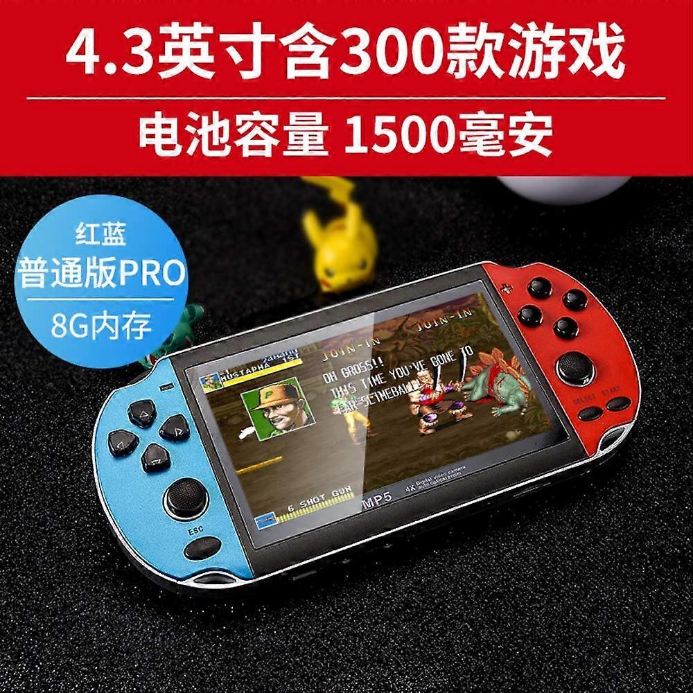 Retro Handheld Game Console 7 Inch Screen Rechargeable Portable Gaming Console