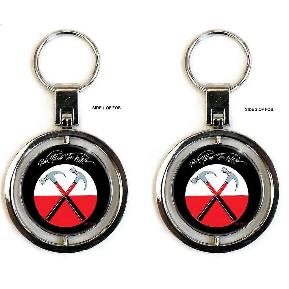 Pink Floyd Keyring The Wall Hammers Spinner Keychain