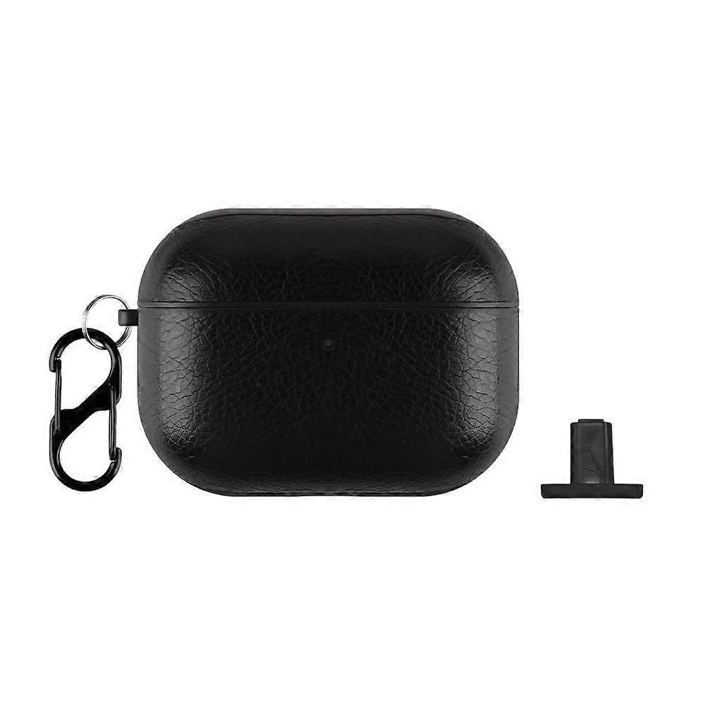 Two-Piece Style PU Leather Earphone Case with Hook & Thimble