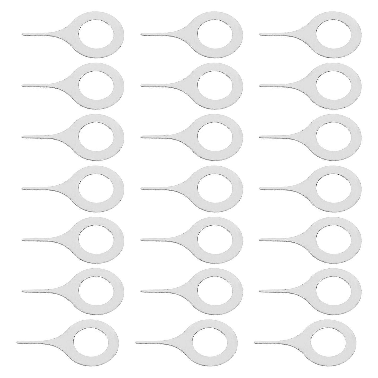 Stainless Steel Silver Sim Ejector Pin for Mobile Ejecting Sim Card 100Pcs
