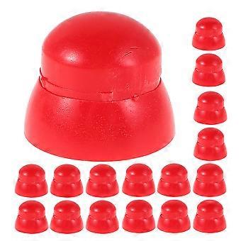 Rote Kunststoff-Mutternkappen zum Schutz von Spielplatzgeräten, 30 Stück
