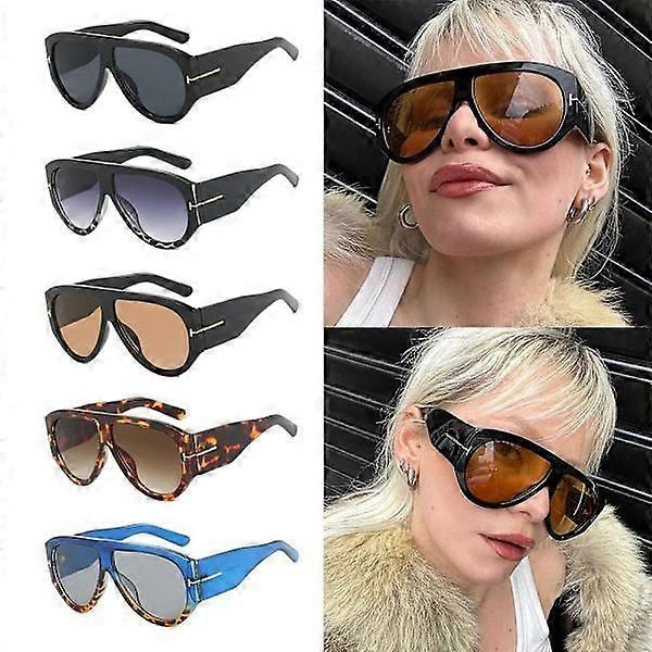 Women's Pilot Sunglasses Large Frames UV400 Glasses C4