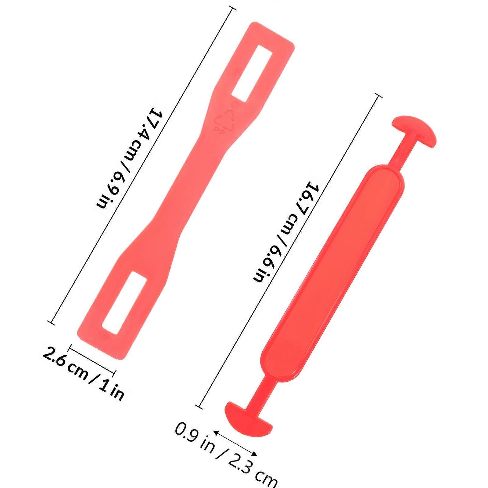 Red Cardboard Box Handles for Gift Boxes Replacement 100Sets