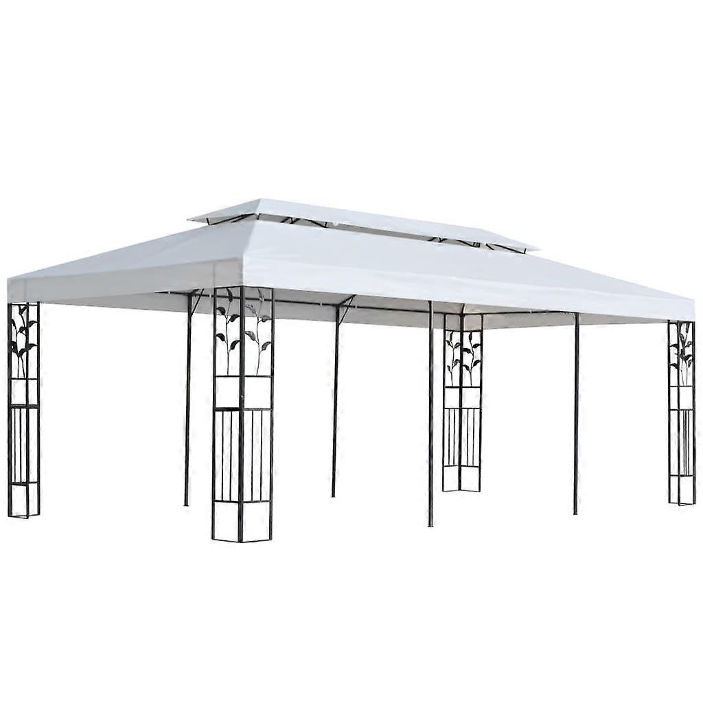 vidaXL Prieel 3x6 m wit